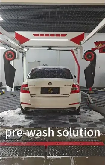Touchless Car Wash Machine Automatic Car Washing Machine, Integrating High-Pressure Water, Colored Foam, Coated Water Wax and Drying, Automatic Car Wash Machine